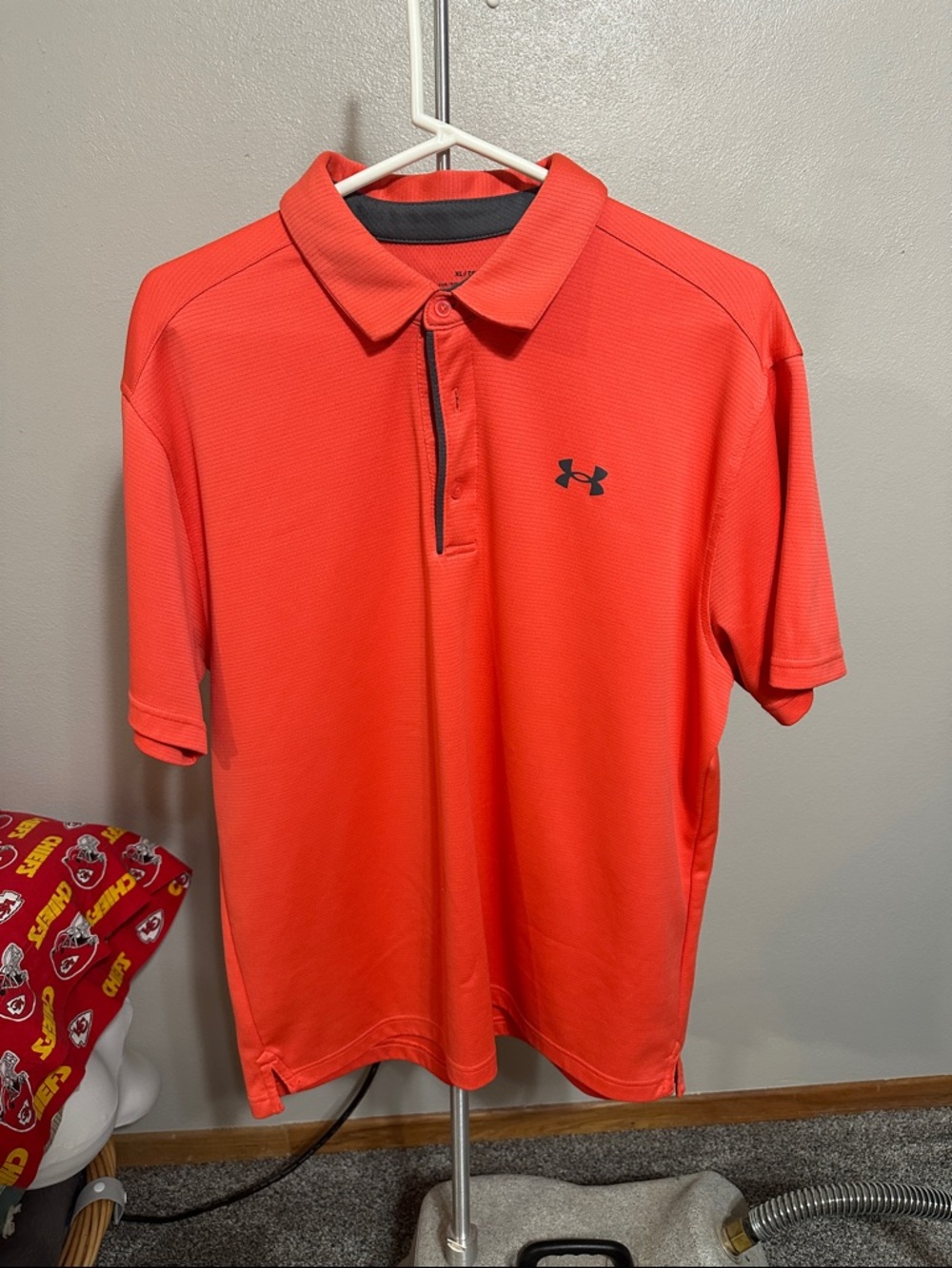 Under Armour Men’s Coral-Red Polo Shirt